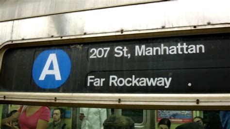 Mta New York City Subway Special Far Rockaway Bound R40 Slant A