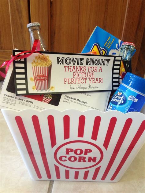 Coffee mugs, red personalized flower pots, personalized romantic glass heart clock, ice cream of the month club. Perfect teacher gift-movie night. I got popcorn buckets ...