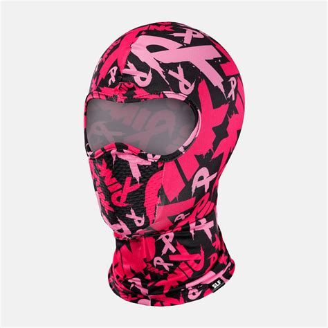 Pink Ribbon Pattern Shiesty Mask Sleefs