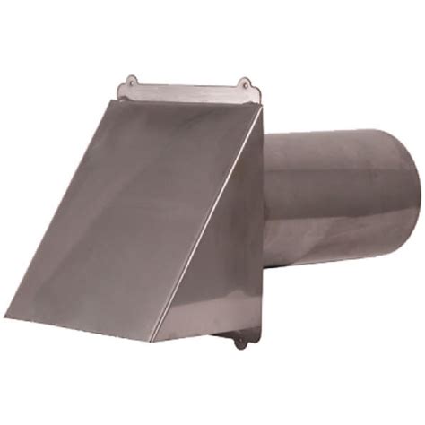 Thunderbird Copper 6in Dryer Vent Stucco Mount W Flapper And Screen