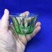 Vintage Hazel Atlas Style Custard Cup Uranium Vaseline Glass Etsy