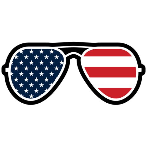 Joe Biden American Flag Sunglasses Sticker