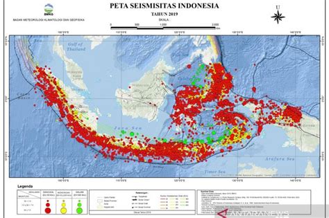 11573 Kali Gempa Bumi Guncang Indonesia Sepanjang 2019 Antara News Papua