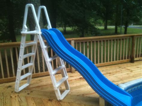 Do It Yourself Diy Above Ground Pool Slide Above Ground Pool Slides