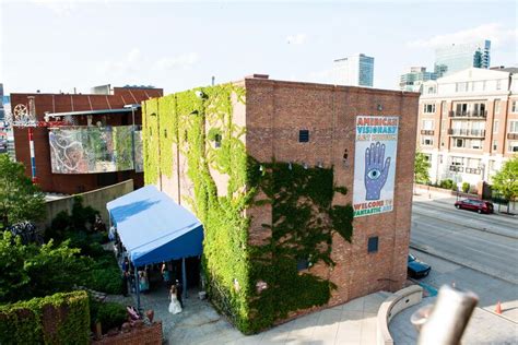 A Romantic Rustic Wedding At The American Visionary Art Museum In