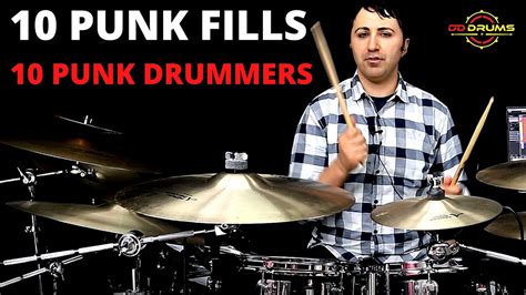 10 Punk Fills From 10 Punk Drummers Drum Lesson Youtube