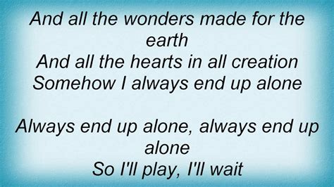 Enjoy pretty easy to play not so easy to sing. Bee Gees - Alone Lyrics - YouTube