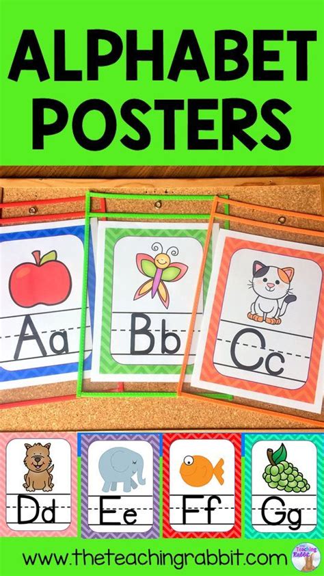 Decorate Your Classroom Walls With These Bright And Colorful Alphabet