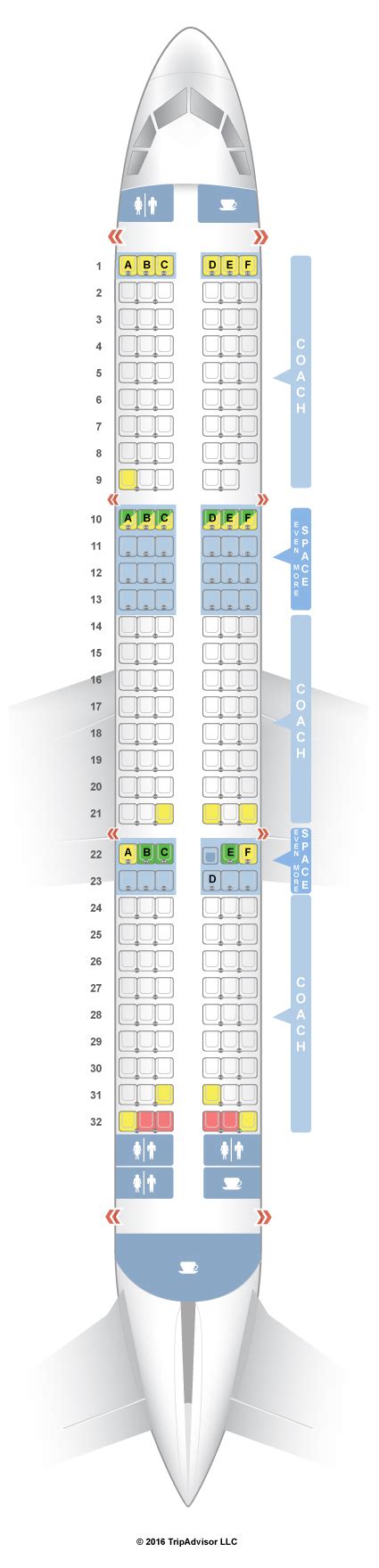 Seatguru Seat Map Jetblue Airbus A321 321 V1
