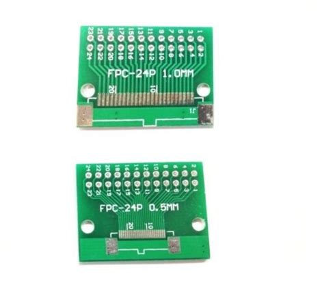 5pcs Ffcfpc 24 Pin 1mm 05mm To Dip Adapter Pcb Board Converter Double
