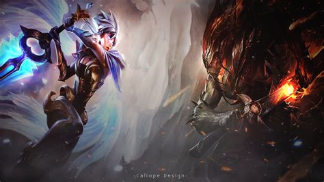 Wallpaper Riven And Yasuo By Misscaliope On Deviantart