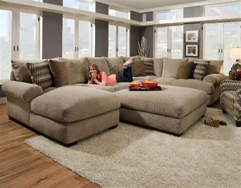 Fluffy Sectional Couches Comfortable Sectional Sofa Comfortable