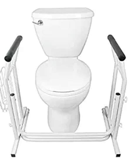 In this article the benefits of bathtub safety rails factors to consider when buying a bathtub rail for elderly people alternatively, the vive metal grab bar accommodates those weighing up to 440 pounds and. Vive Stand Alone Toilet Rail Medical Bathroom Safety ...