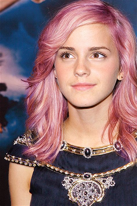Emma Watson Ii Pink Pastel Hair Emma Watson Fan Art 29191345 Fanpop