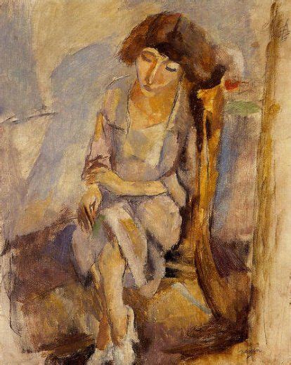 Jules Pascin Seated Portrait Of Hermine David Paintings Dipinti