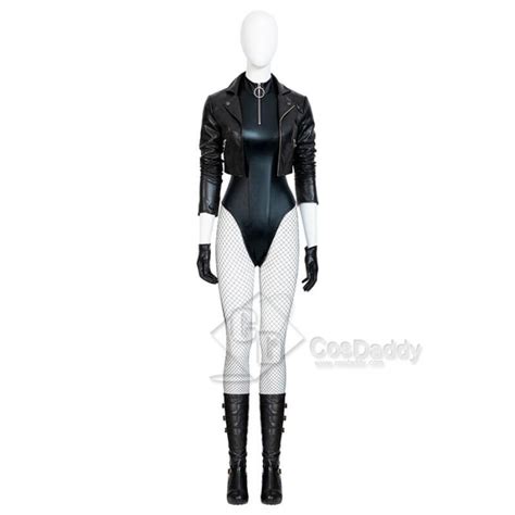 Black Canary Costumes Superhero Swimsuit Bodysuit Halloween Cosplay