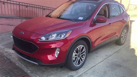 2020 Ford Escape Sel Red Metallic Youtube