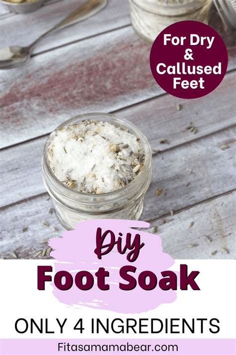 Relaxing Diy Foot Soak For Cracked Feet