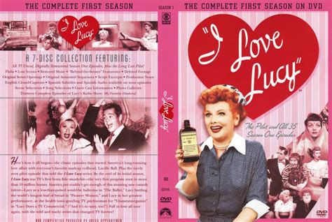 I Love Lucy Season 1 Slim Tv Dvd Scanned Covers 1012i Love Lucy