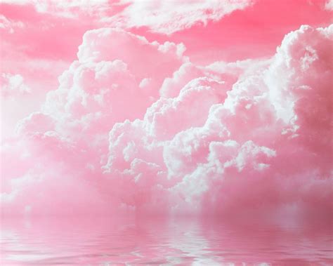 Amazing Pink Clouds Water Sky Nature 1735377 Pink Clouds Wallpaper