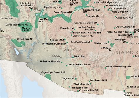 Az State Parks Map