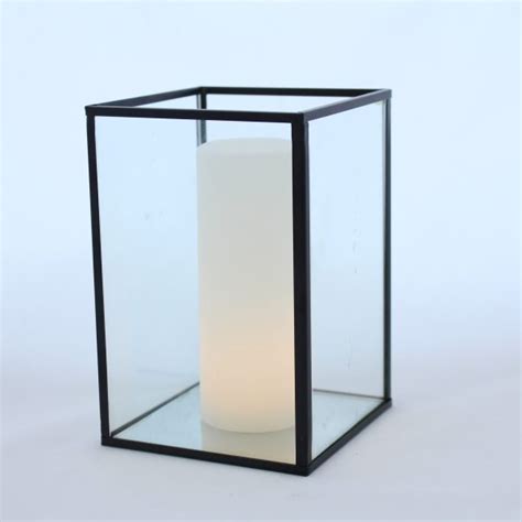 Glass Candle Box Small Dobsons Marquee And Party Hire