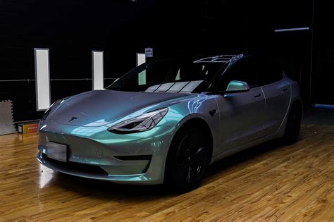 Tesla Wrap Green Shift Wrap Vancouver Twiisted Wrap