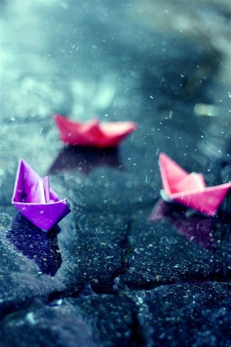 Paper Boats In The Rain Walking In The Rain Singing In The Rain