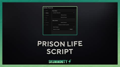 SCRIPT Prison Life Script Remove Doors Inf Stamina Item Givers Gun Addons ID YouTube