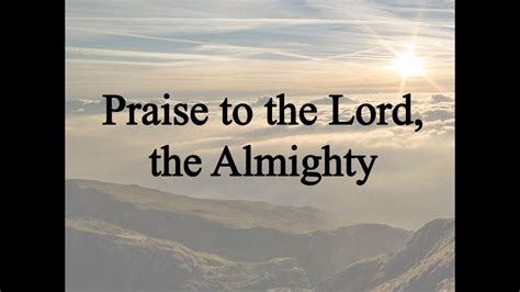 Praise To The Lord The Almighty Nockels Hymn With Lyrics Contemporary Chords Chordify