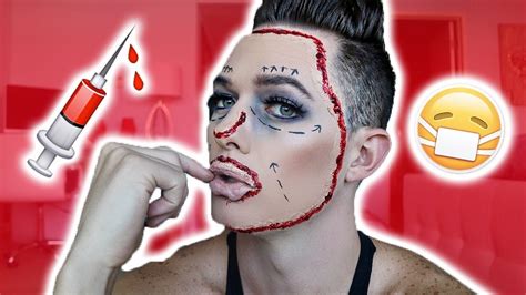 Bad Plastic Surgery Halloween Makeup Tutorial 2017 Youtube