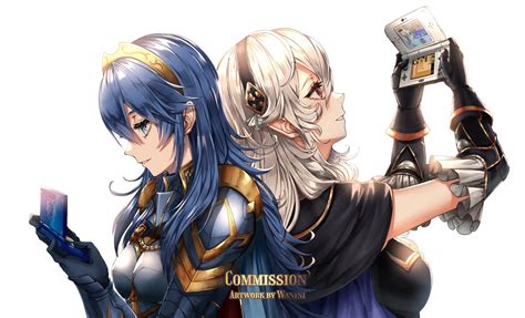 Lucina Corrin And Corrin Fire Emblem And 2 More Drawn By Wani