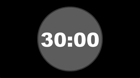 30 Minute Timer Youtube