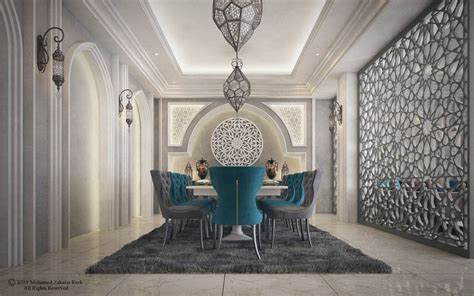 Arabic Modern Interior On Behance Modern Arabic Interior Arabic