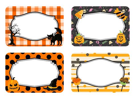 15 Best Free Halloween Printable Labels Blank Pdf For Free At Printablee