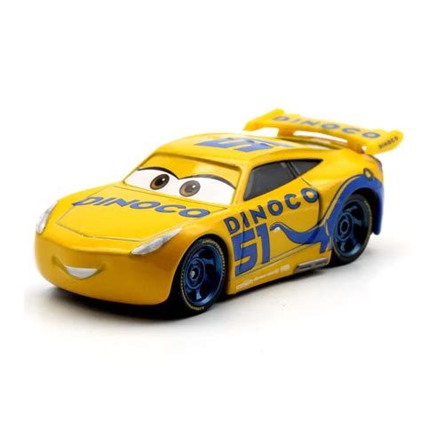 Disney Pixar Cars 3 Racing Center Dinoco Cruz Ramirez Metal Diecast Toy