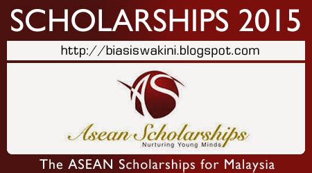 This scholarship is open to all students from the asean region, so you might face competition from more than just your peers in malaysia. ASEAN Scholarships 2015 For Malaysia - Biasiswa 2018 ...