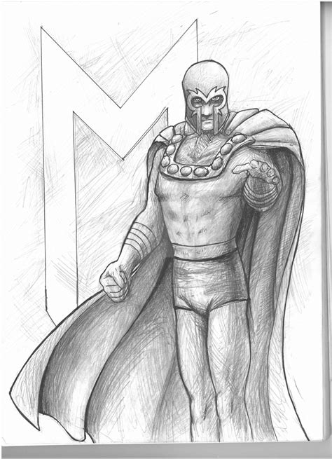 Magneto Sketch By Martyoflungbarrow On Deviantart