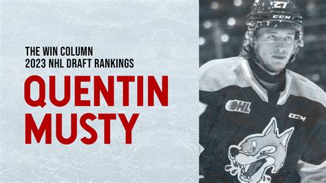 Quentin Musty 2023 Nhl Draft Profile San Jose Sharks 26 Pick The