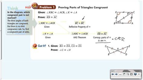 4 4 Using Corresponding Parts Of Congruent Triangles Youtube