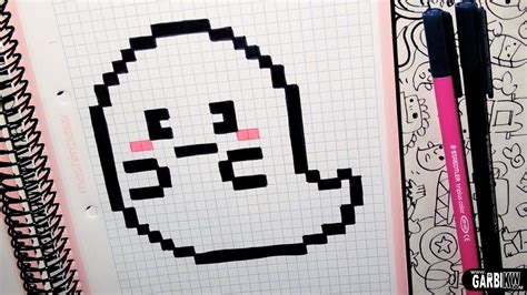 Handmade Pixel Art How To Draw A Cute Ghost By Garbi Kw
