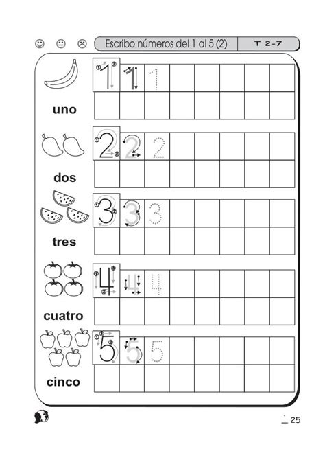 The Worksheet For Numbers 1 5 Is Shown In This Printable Version