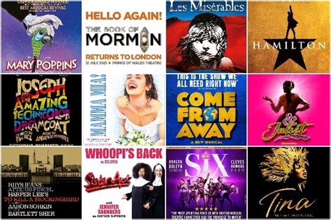 Top 10 London Musicals Private London Tours