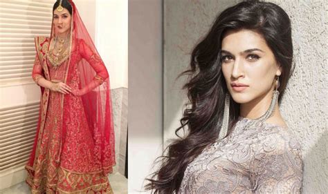 Kriti Sanon Looks Gorgeous In Bridal Avatar See Pictures