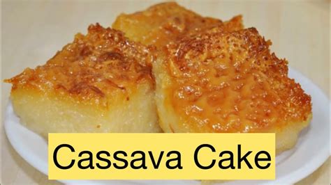 How To Make Creamy Easy Cassava Cake Recipe With Yummy Cheesy Toppings YouTube