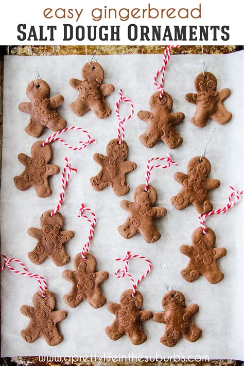 Gingerbread Salt Dough Ornaments A Pretty Life In The Suburbs