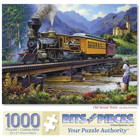 Buy Old Steam Train 1000 Piece Jigsaw Puzzle At Bits And Pieces