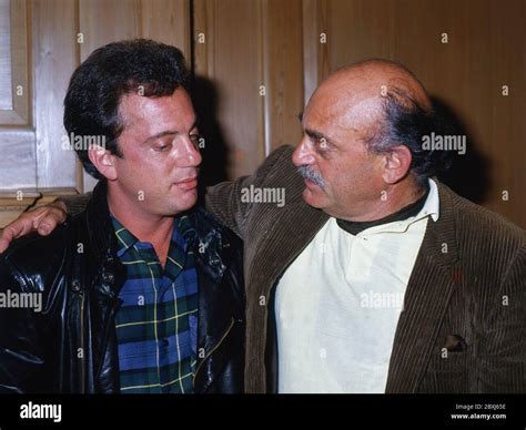 American Singer Songwriter Billy Joel Meeting His Father Helmut Joel In