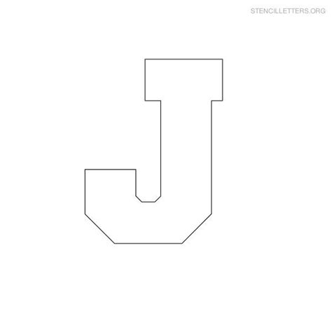 7 Best Images Of Printable Block Letter J Printable Letter J Stencil