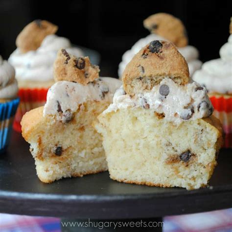 Chocolate Cupcakes Topped With Chocolate Chip Cheesecake